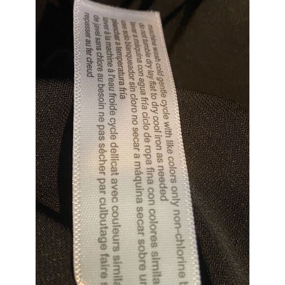 Eloquii Mini Ruched Scarf Dress, Size 22, in Black - Picture 8 of 9